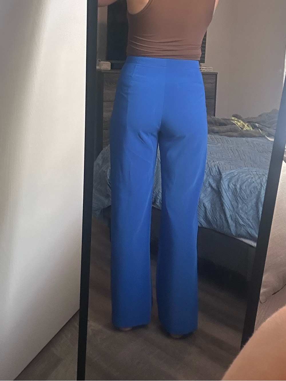 Lulu's womens Wide-Leg Pants in Cobalt Blue Never Worn - Picture 8 of 8